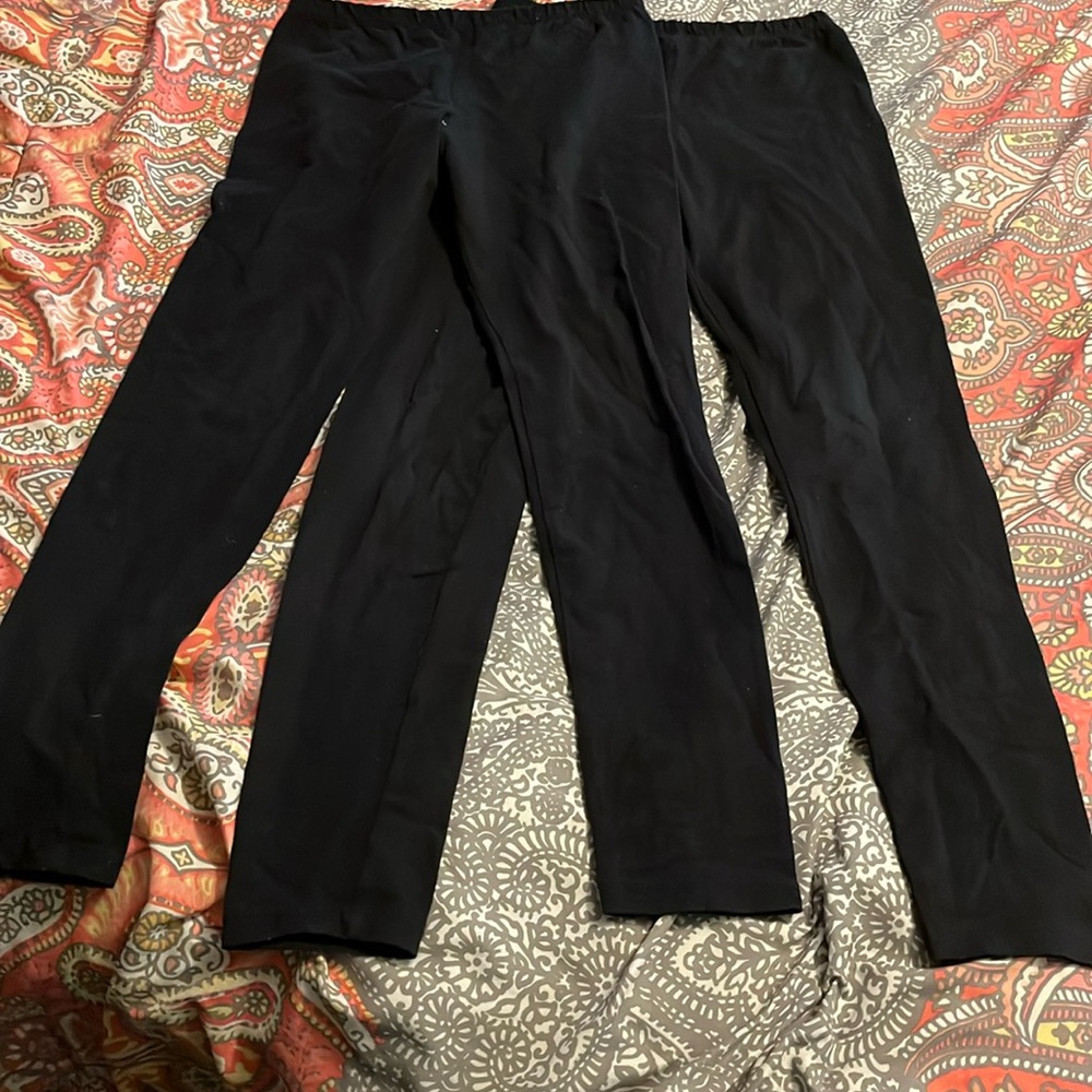 Girls Black Leggings (set of 2)
Size XXL